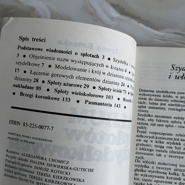Album splotów szydełkowych - Irena Kotecka