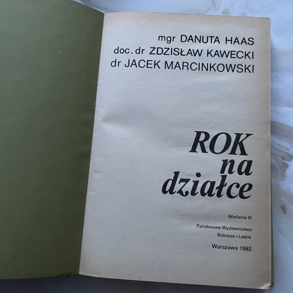 Rok na działce - Danuta Haas