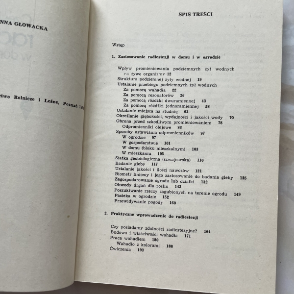 Radiestezja w domu i w ogrodzie - Czesław Spychalski