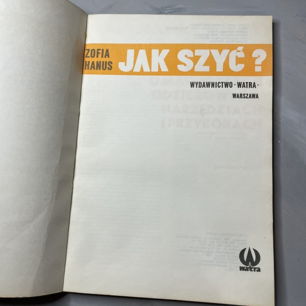 Jak szyć? - Zofia Hanus