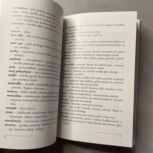 Gwaro podhalańsko fto dziś tobom włodo. Słownik gwary góralskiej