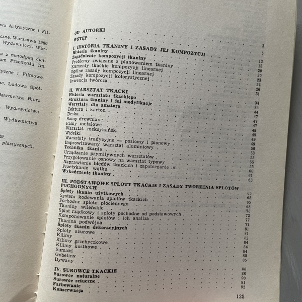 Tkactwo ręczne - Stanisława Czyżkowska