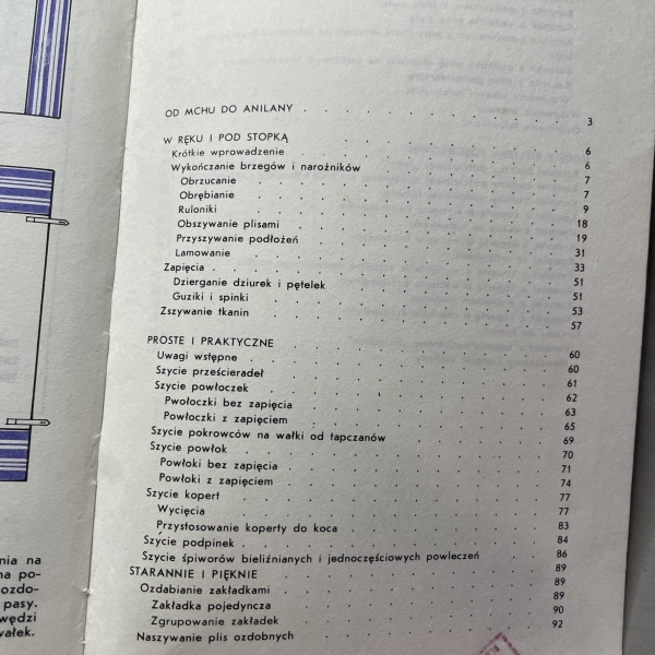 Szycie bielizny pościelowej - Jadwiga Issat