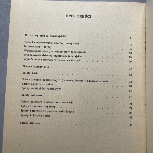 Album splotów szydełkowych tunezyjskich - Irena Kotecka