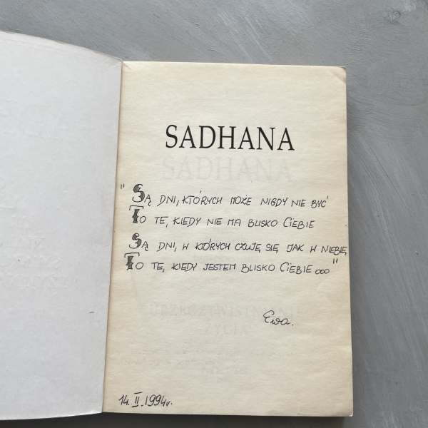 Sadhana urzeczywistnianie życia - Rabindranath Tagore