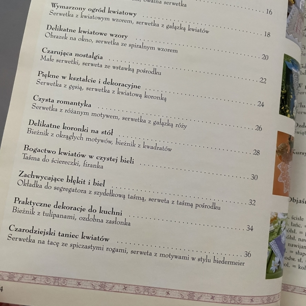 Firanki, obrusy, serwety... Szydełkowanie techniką filet