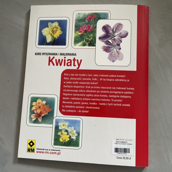 Kurs rysowania i malowania - Kwiaty - Patricia i Philippe Legendre