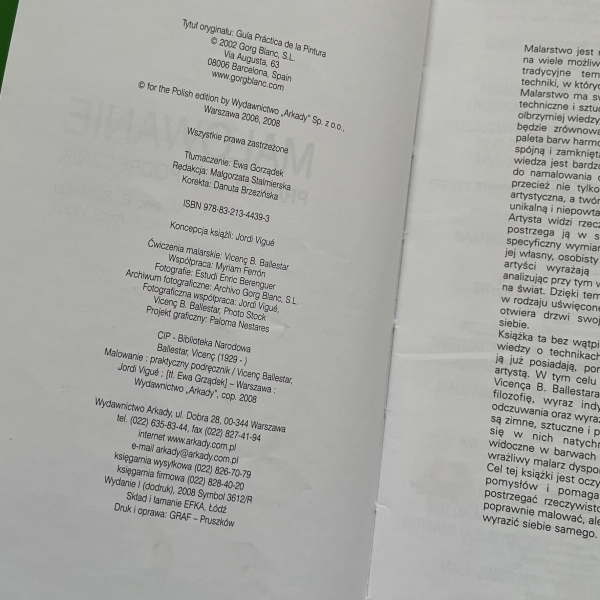 Malowanie praktyczny podręcznik - Vicenc B. Ballestar