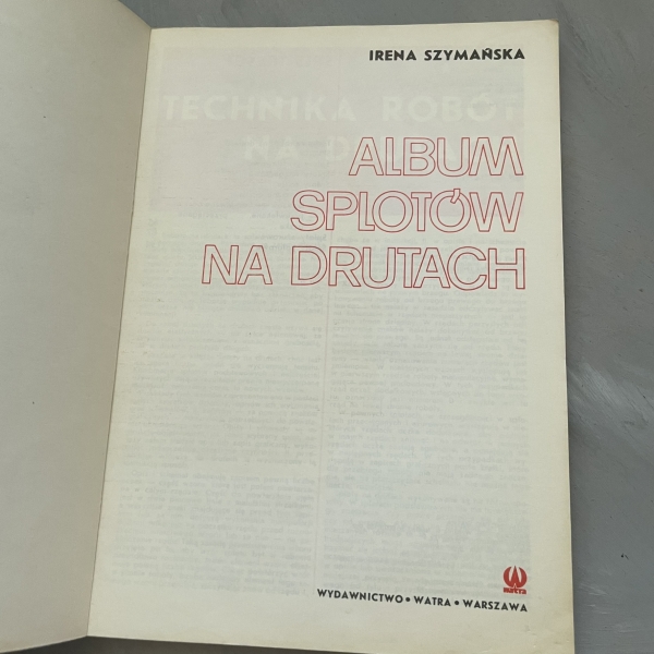 Album splotów na drutach - Irena Szymańska