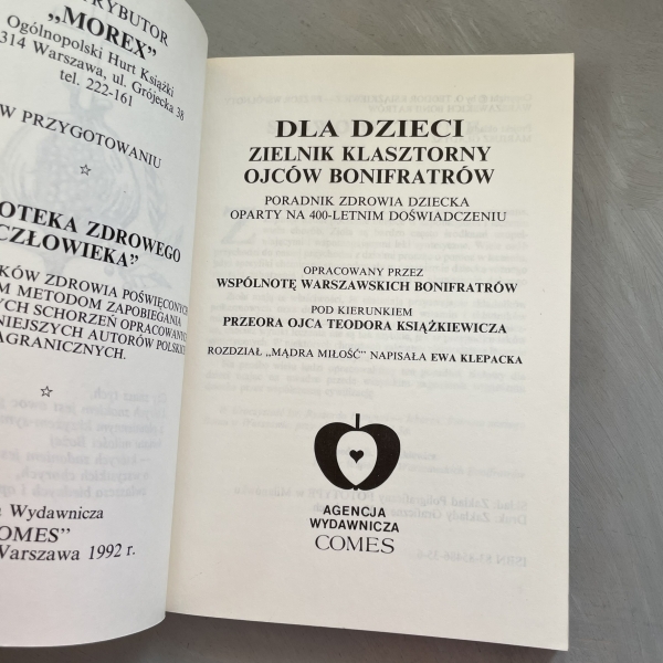 Zielnik klasztorny Ojców Bonifratrów - Dla dzieci