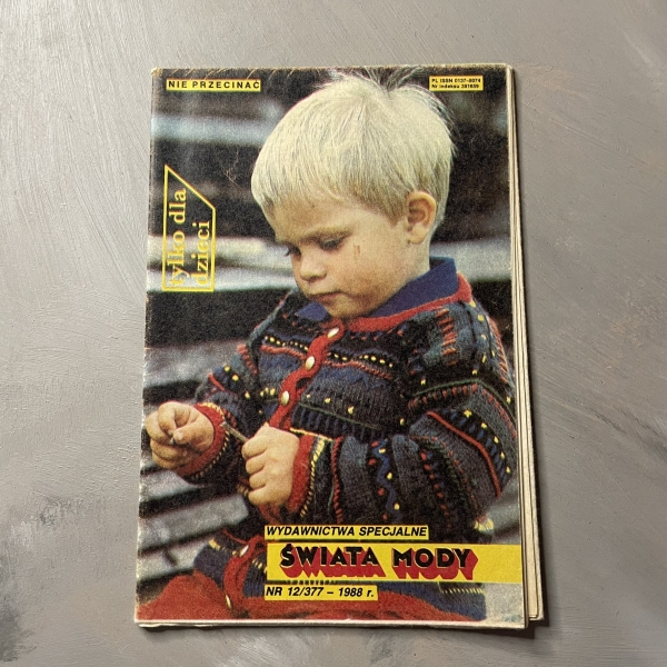 Świat Mody - tylko dla dzieci - nr 12/377 - 1988