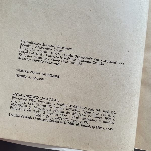 Ręczna dzianina dla niemowląt - Kamilla Wołoszyńska