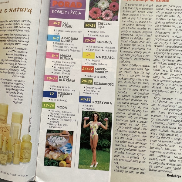 101 porad kobiety i życia - lipiec 1994 nr 7/562