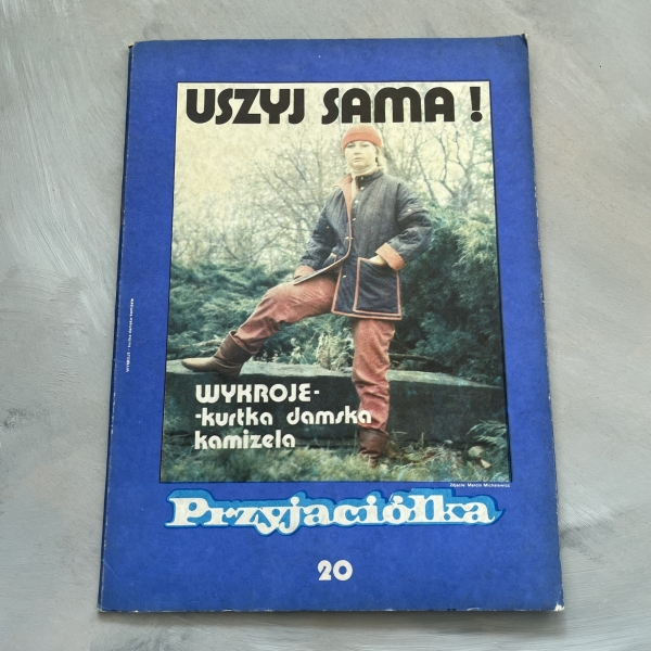 Uszyj sama! Wykroje - kurtka damska, kamizelka 20 - Przyjaciółka