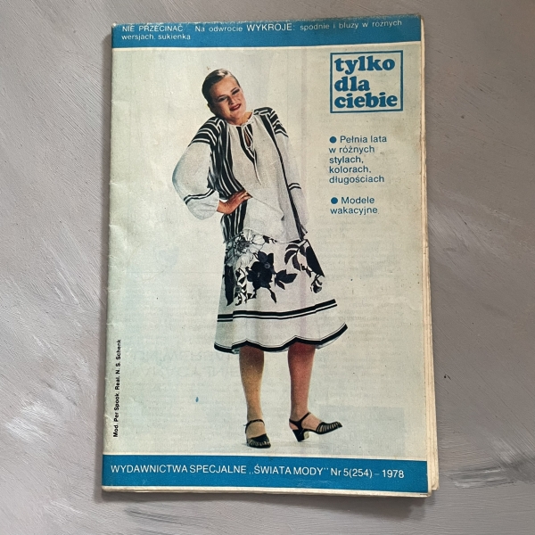 Świat mody - Tylko dla Ciebie - nr 5/254 - 1978