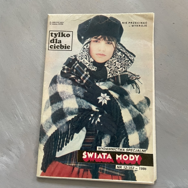Świat mody - Tylko dla Ciebie - nr 1/354 - 1987