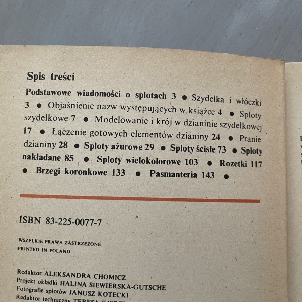 Album splotów szydełkowych - Irena Kotecka