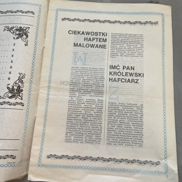 Hafty białe i inne - Danuta Mąkowa