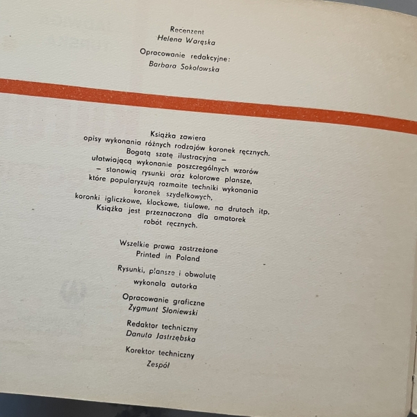 Koronki ręczne - Jadwiga Turska