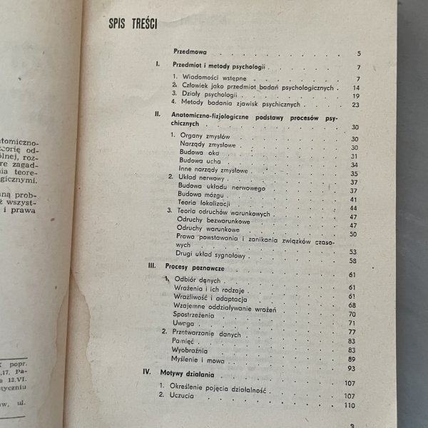 Zarys psychologii - Tadeusz W. Nowacki