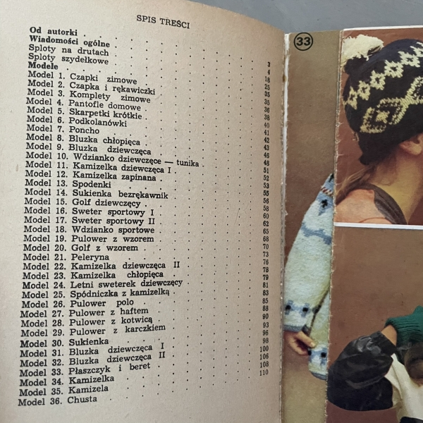 Dzianina dla dzieci w wieku szkolnym - Irena Szymańska