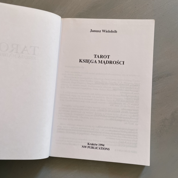 Tarot księga mądrości - Janusz Wielobób