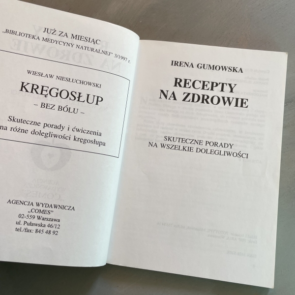 Recepty ma zdrowie - Irena Gumowska