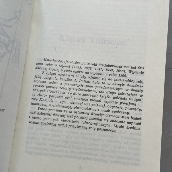 Mroki średniowiecza - Józef Putek