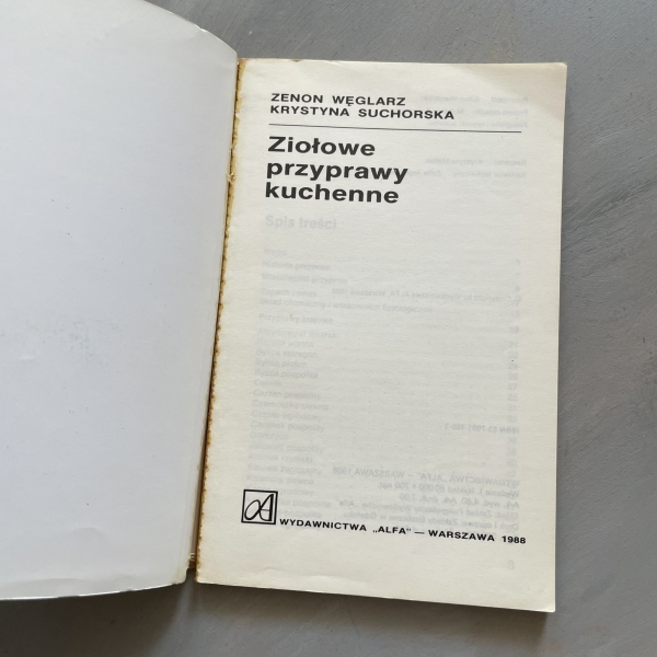 Ziołowe przyprawy kuchenne - Zenon Węglarz