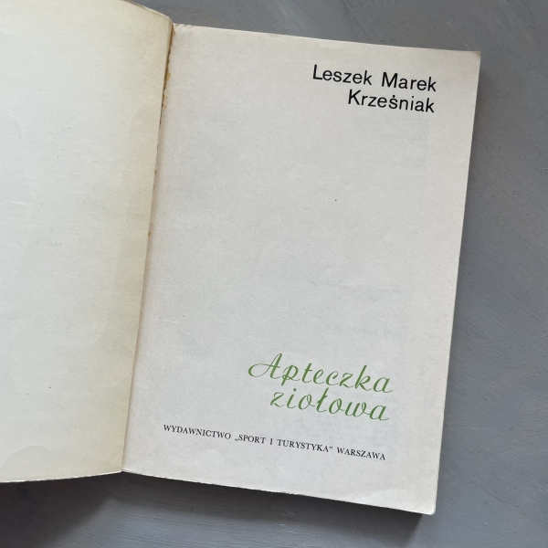 Apteczka ziołowa - Leszek Marek Krześniak