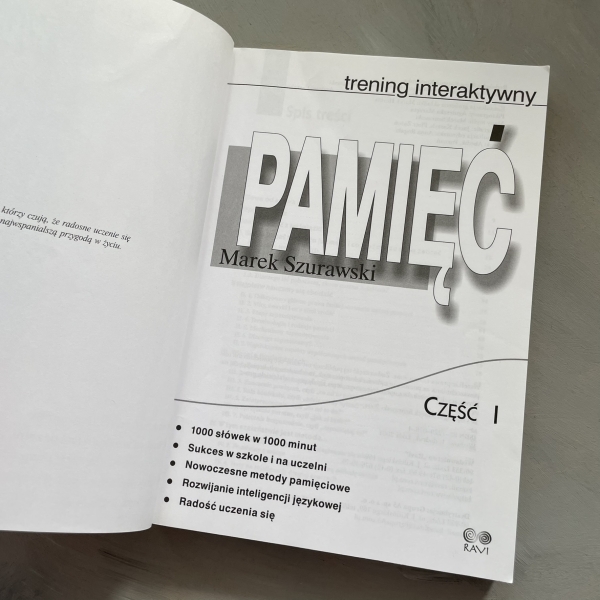Trening intelektualny pamięć - Marek Szurawski