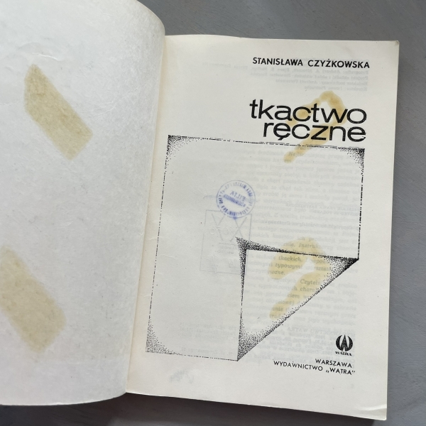 Tkactwo ręczne - Stanisława Czyżkowska