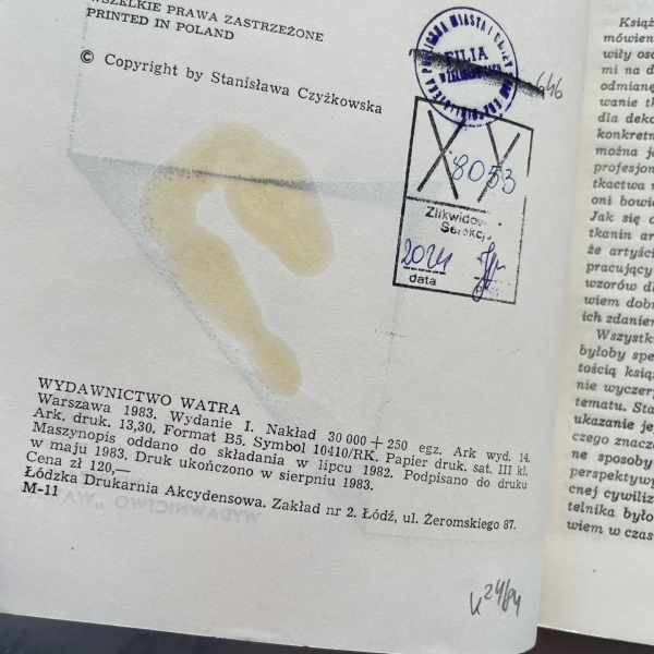 Tkactwo ręczne - Stanisława Czyżkowska