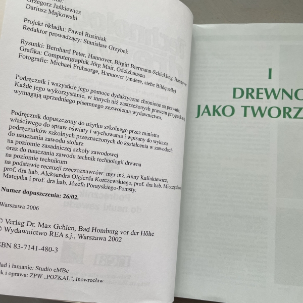 Technologia drewna 1. Podręcznik do nauki zawodu - Brigitte Deyda