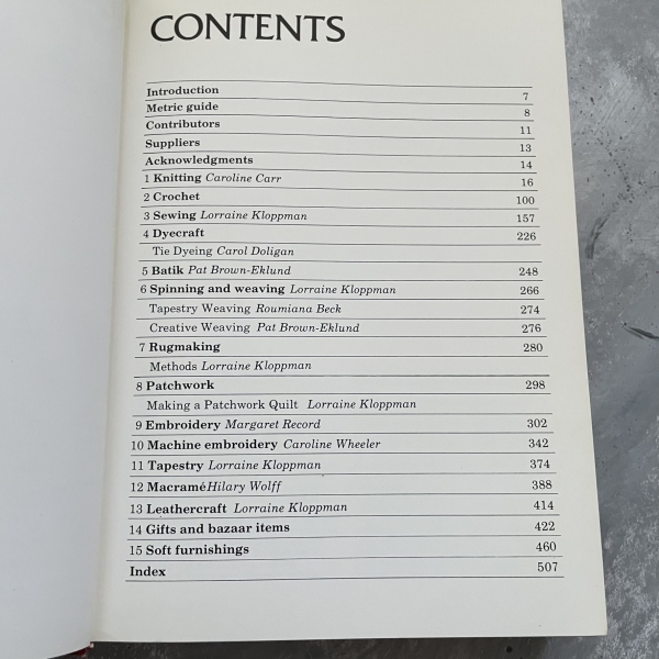 Complete book of handcrafts