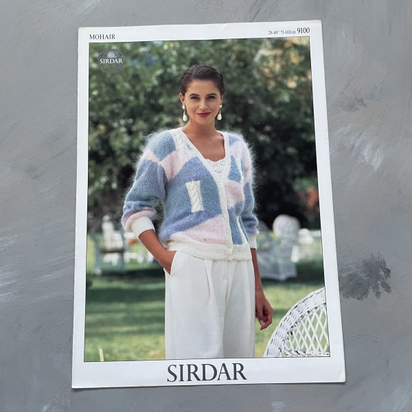 Sirdar Mohair - 9100 - karta ze wzorem - sweter