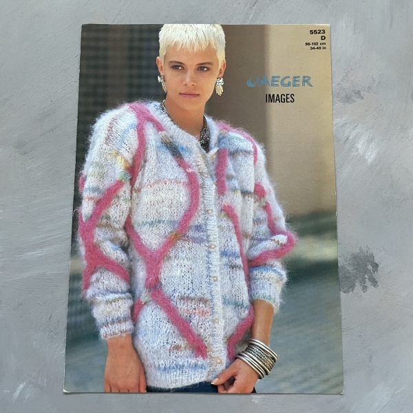 Jaeger Images - 5523 - karta ze wzorem - kardigan