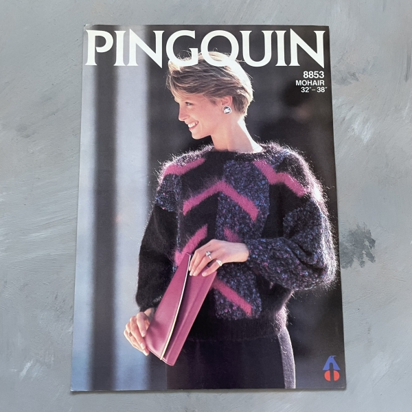 Pingouin mohair - 8853 - karta ze wzorem - sweter