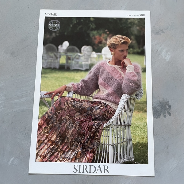 Sirdar Mohair - 9101 - karta ze wzorem - sweter
