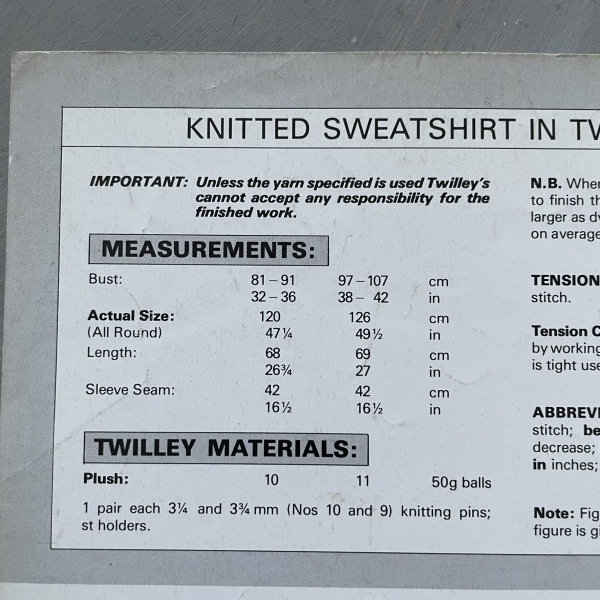 Twilleys Plush - 6999 - karta ze wzorem - sweter