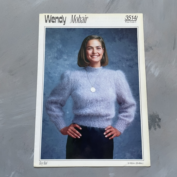 Wandy Mohair - 3514 - karta ze wzorem - sweter