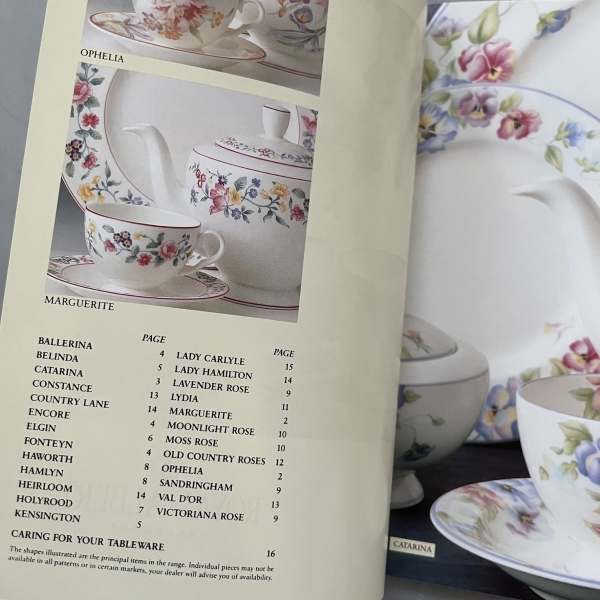 Royal Albert Tableware - 1994 - broszura