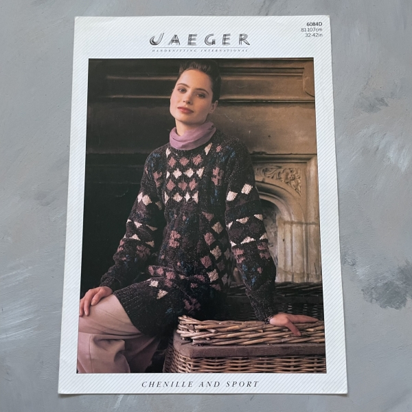 Jaeger Handknitting International - 6084D- karta ze wzorem - sweter