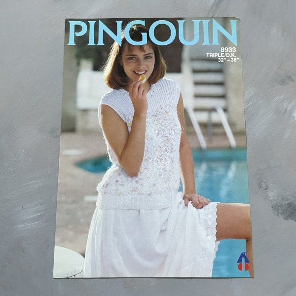 Pingouin Triple/D.K. - 8933 - karta ze wzorem - bluzka bez rękawów