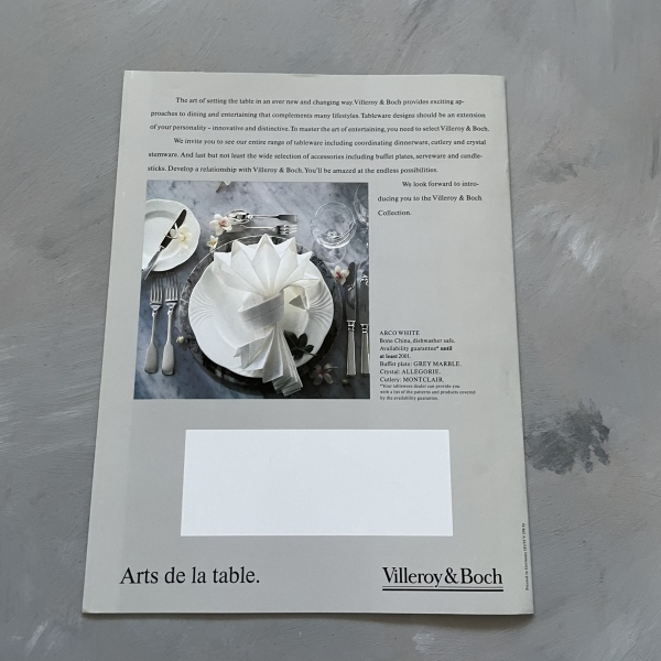 Villeroy & Boch - 2001 - katalog