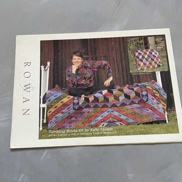 Rowan - karta ze wzorem - Tumbling Blocks Kit by Kaffe Fassett