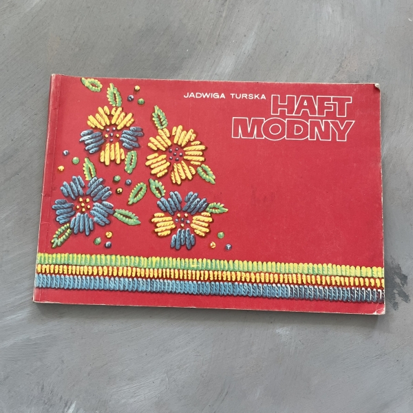 Haft modny (czerwony) - Jadwiga Turska