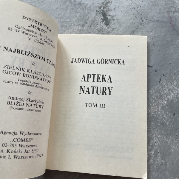 Apteka natury tom 3 - Jadwiga Górnicka