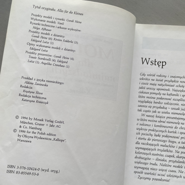 Moda dla najmłodszych. Dziecięce stroje i przytulanki. Wzory, wykroje - Hein, Barthel