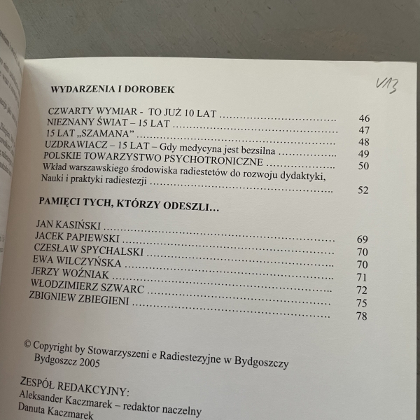 Magazyn radiestezyjny. Jubileusz 25-lecia